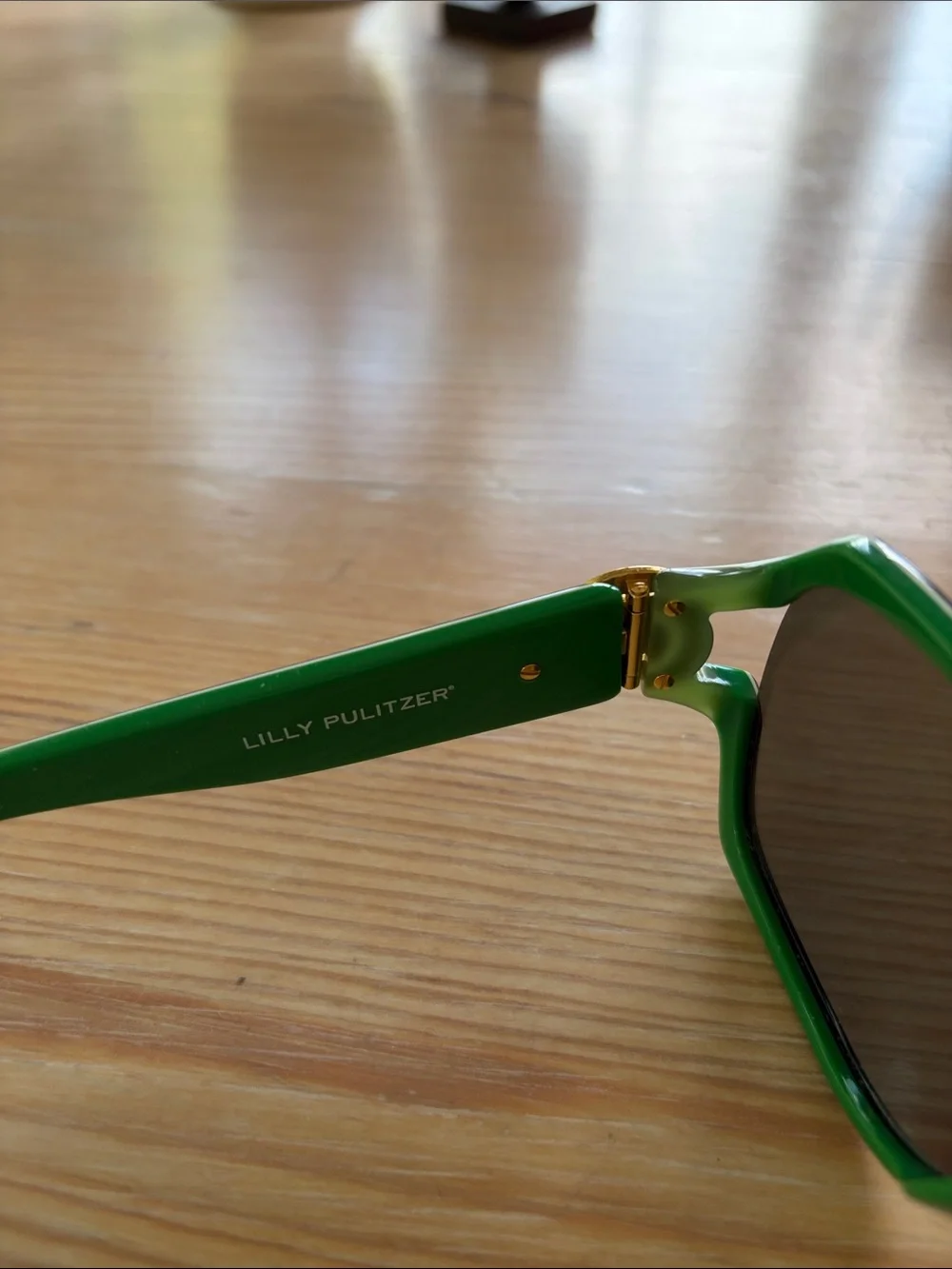 Lilly Pulitzer Black/Green/Pink Oversized Women's Sunglasses